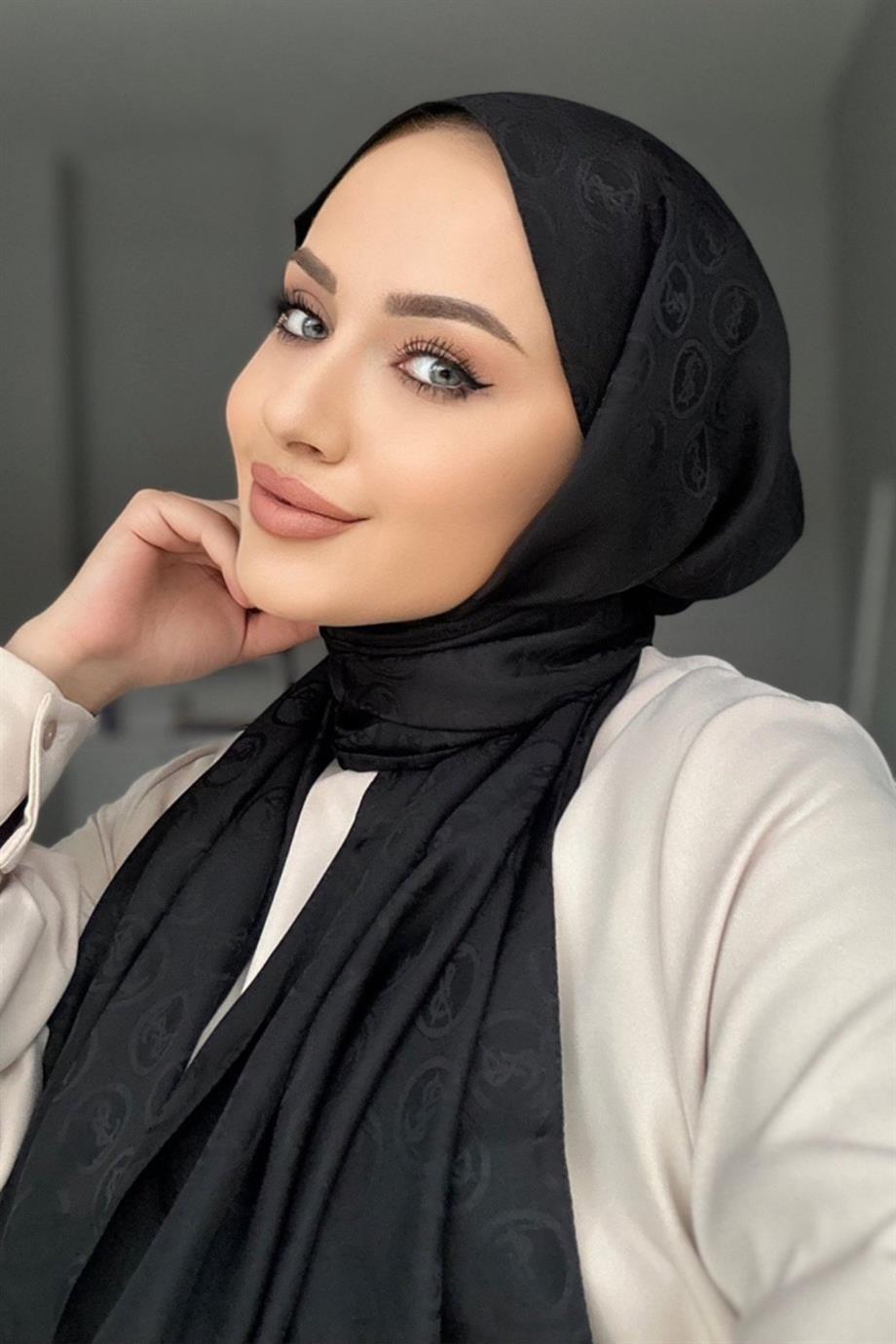 Ysl desen jakar sal siyah