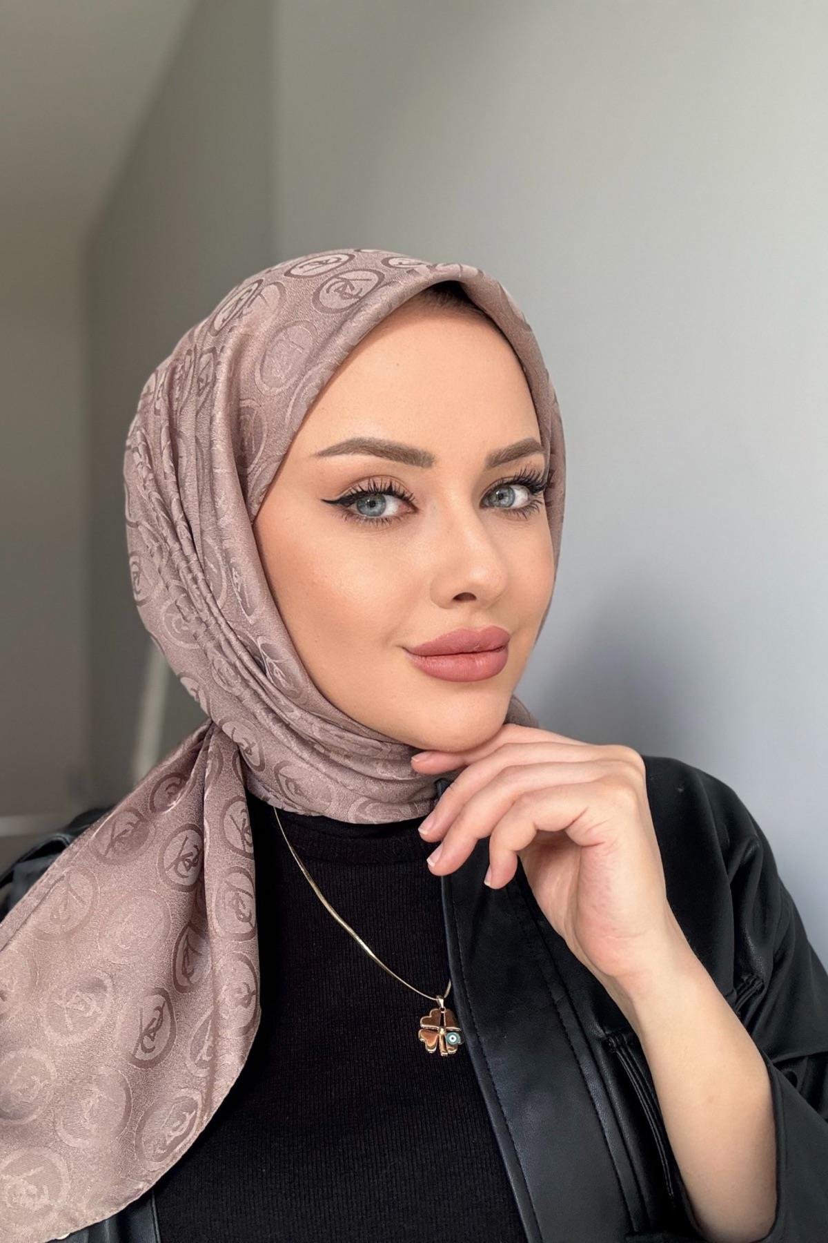 Ysl İpeksi Jakar Eşarp Vizon