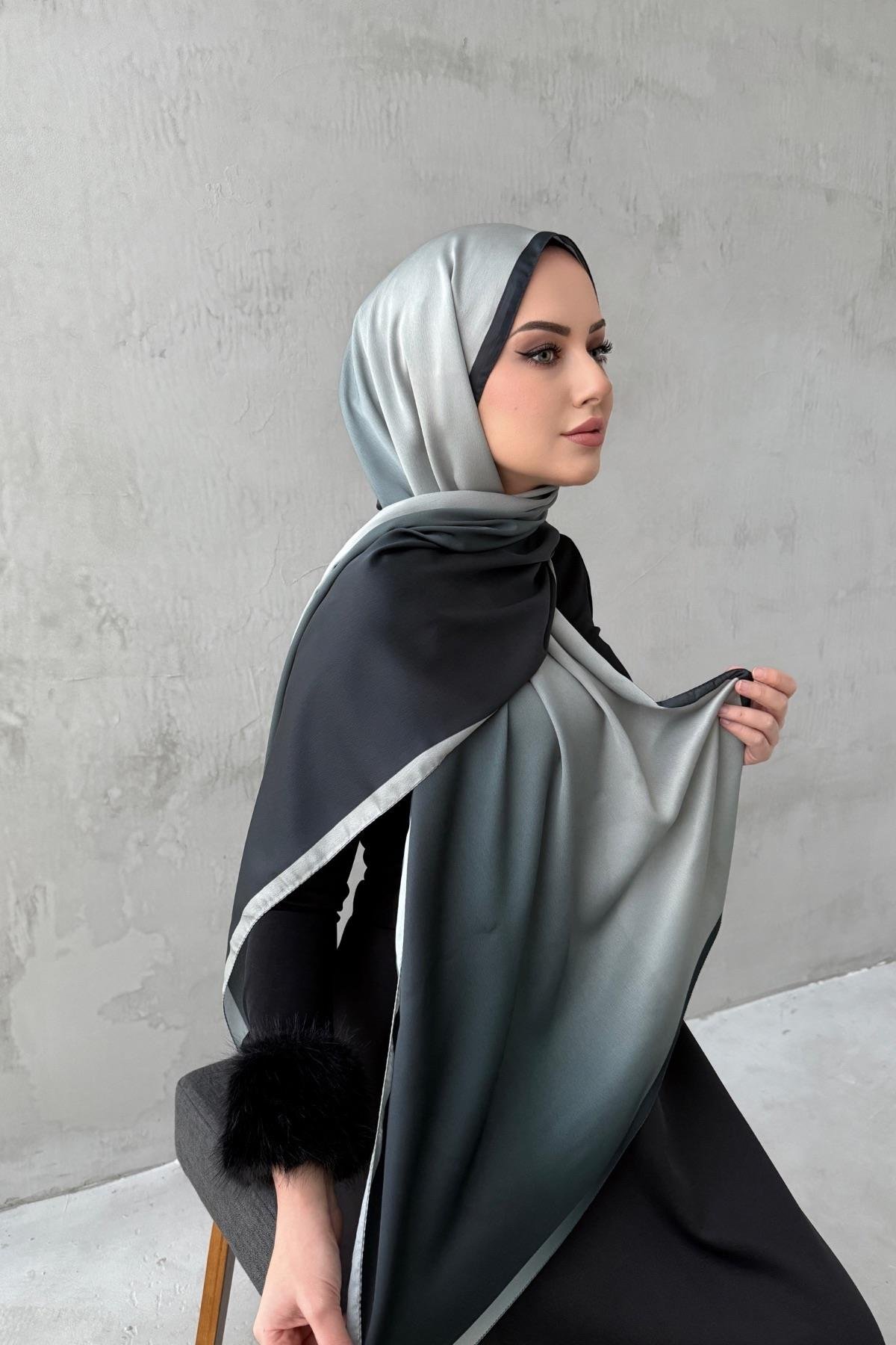 Zümrüt Degrade Şal 