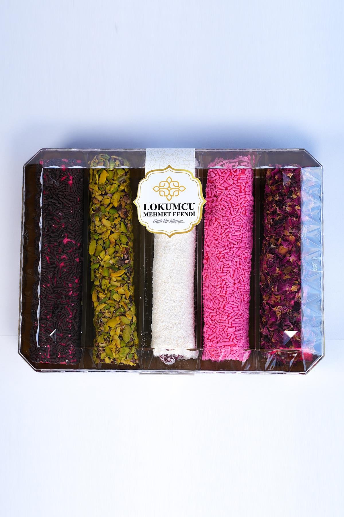 1000 Gr Şeffaf Paketli Fitil Lüks Lokum  1 Kg