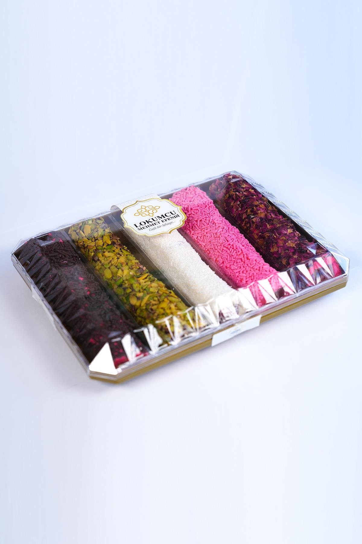 1000 Gr Şeffaf Paketli Fitil Lüks Lokum  1 Kg