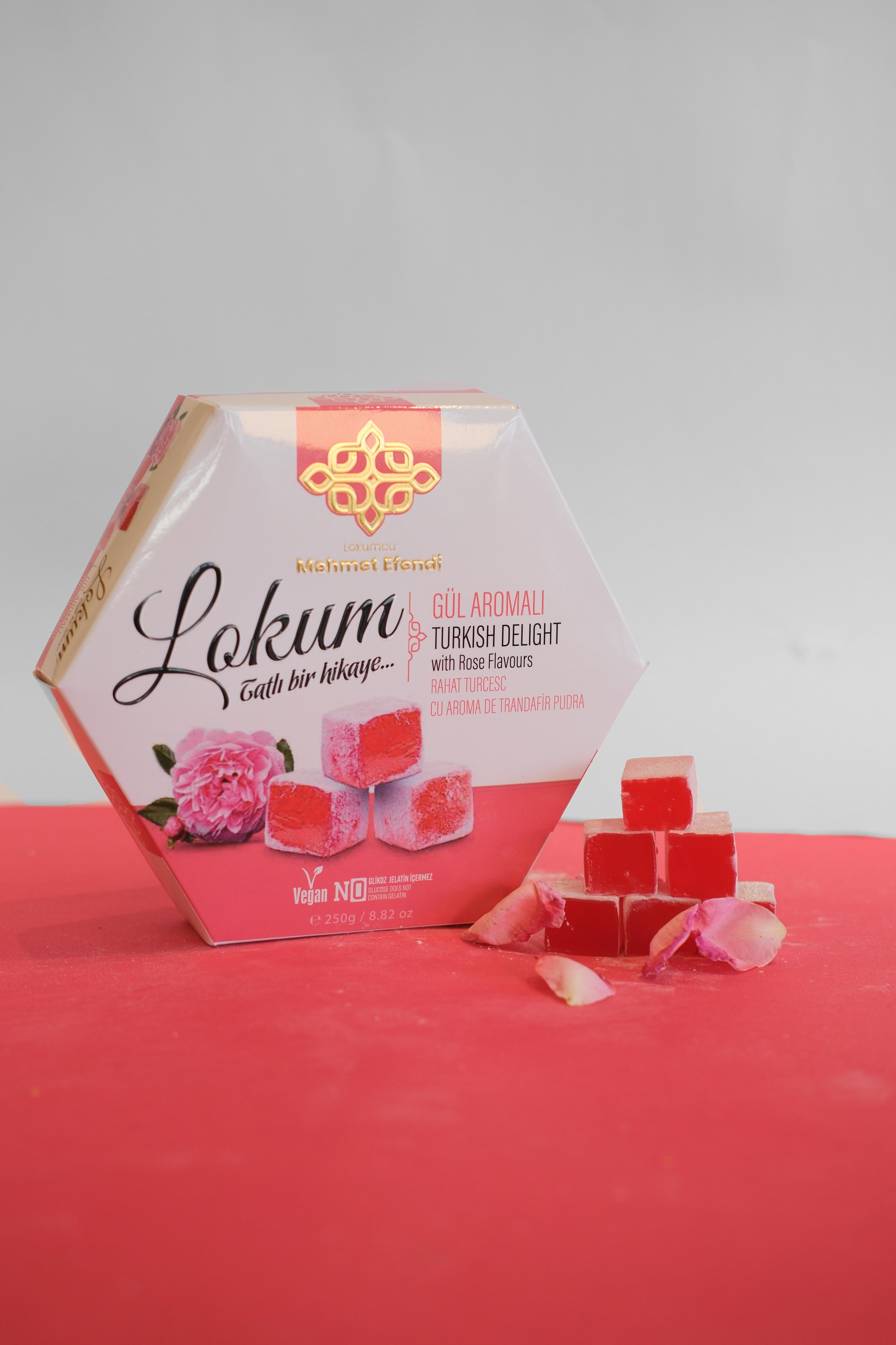 250 Gr Gül Aromalı Lokum