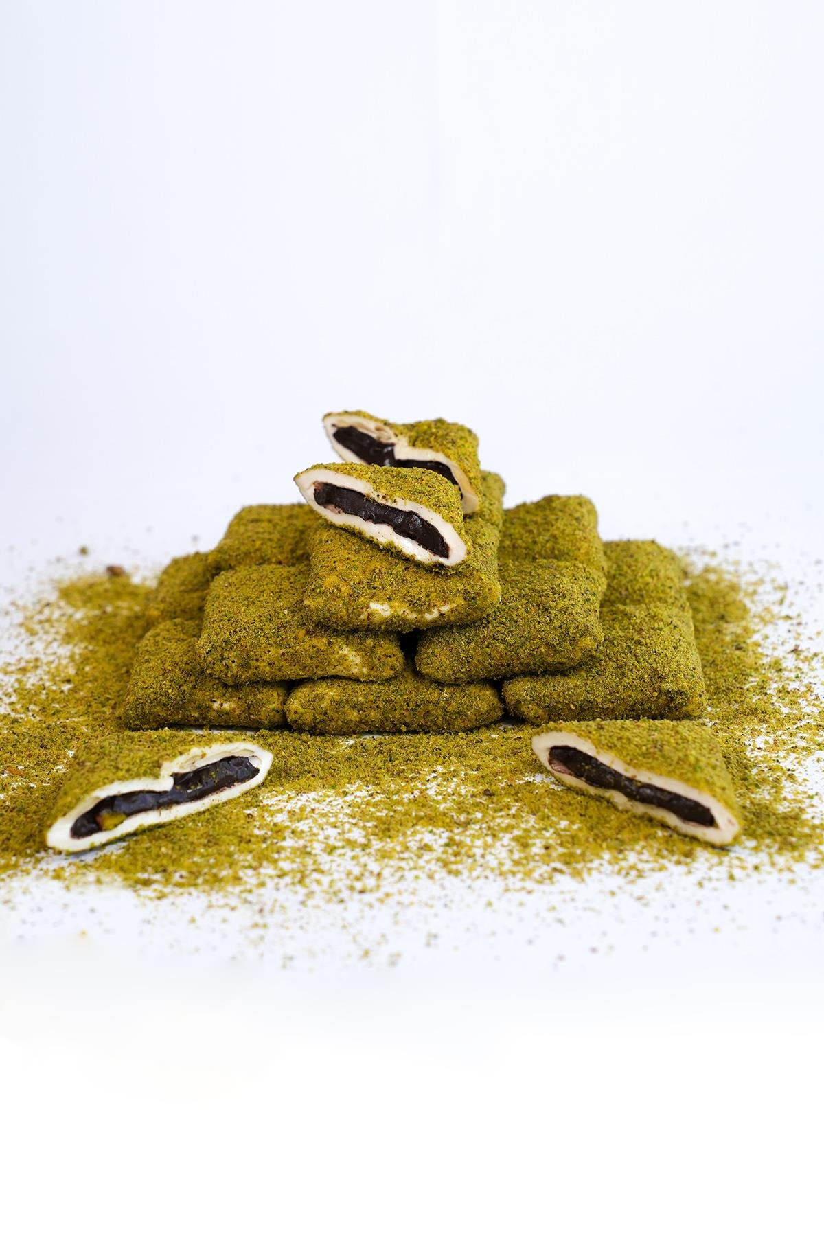 Antep Fıstıklı Çikolatalı Bohça Lokum 500 Gr