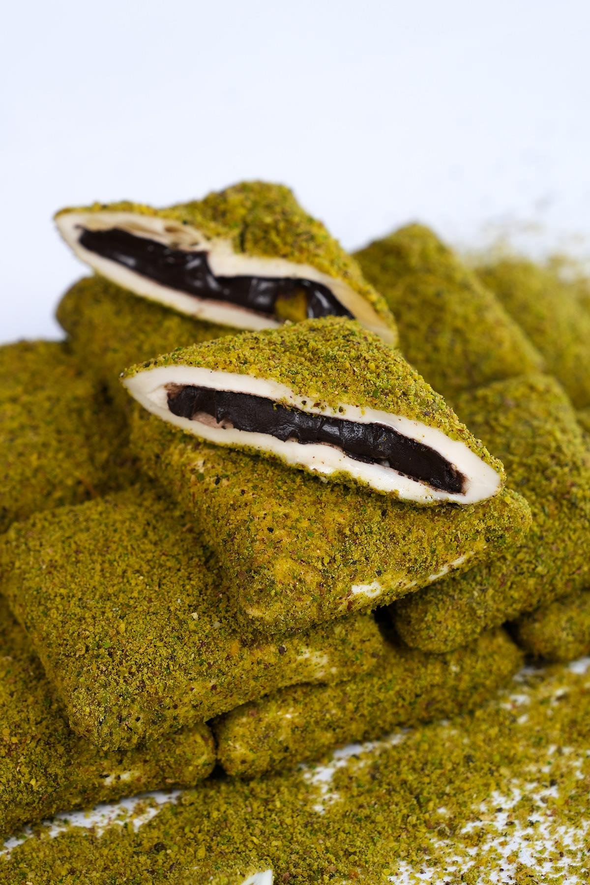 Antep Fıstıklı Çikolatalı Bohça Lokum 500 Gr