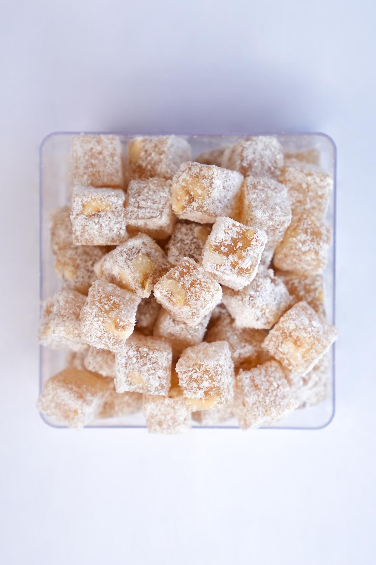 Hindistan Cevizli Çifte Kavrulmuş Antep Fındıklı Lokum 1 Kg