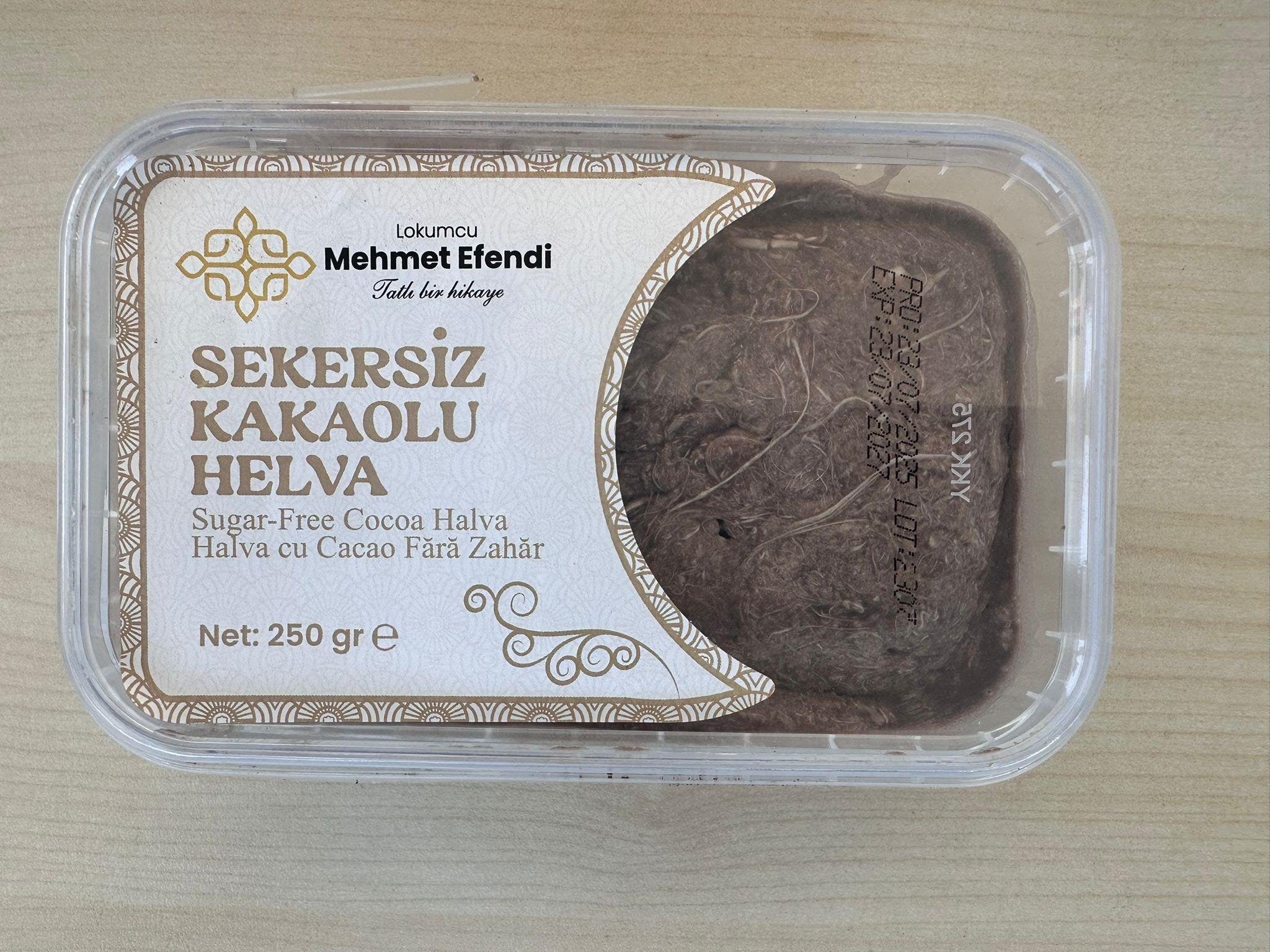 KAKAOLU ŞEKERSİZ HELVA