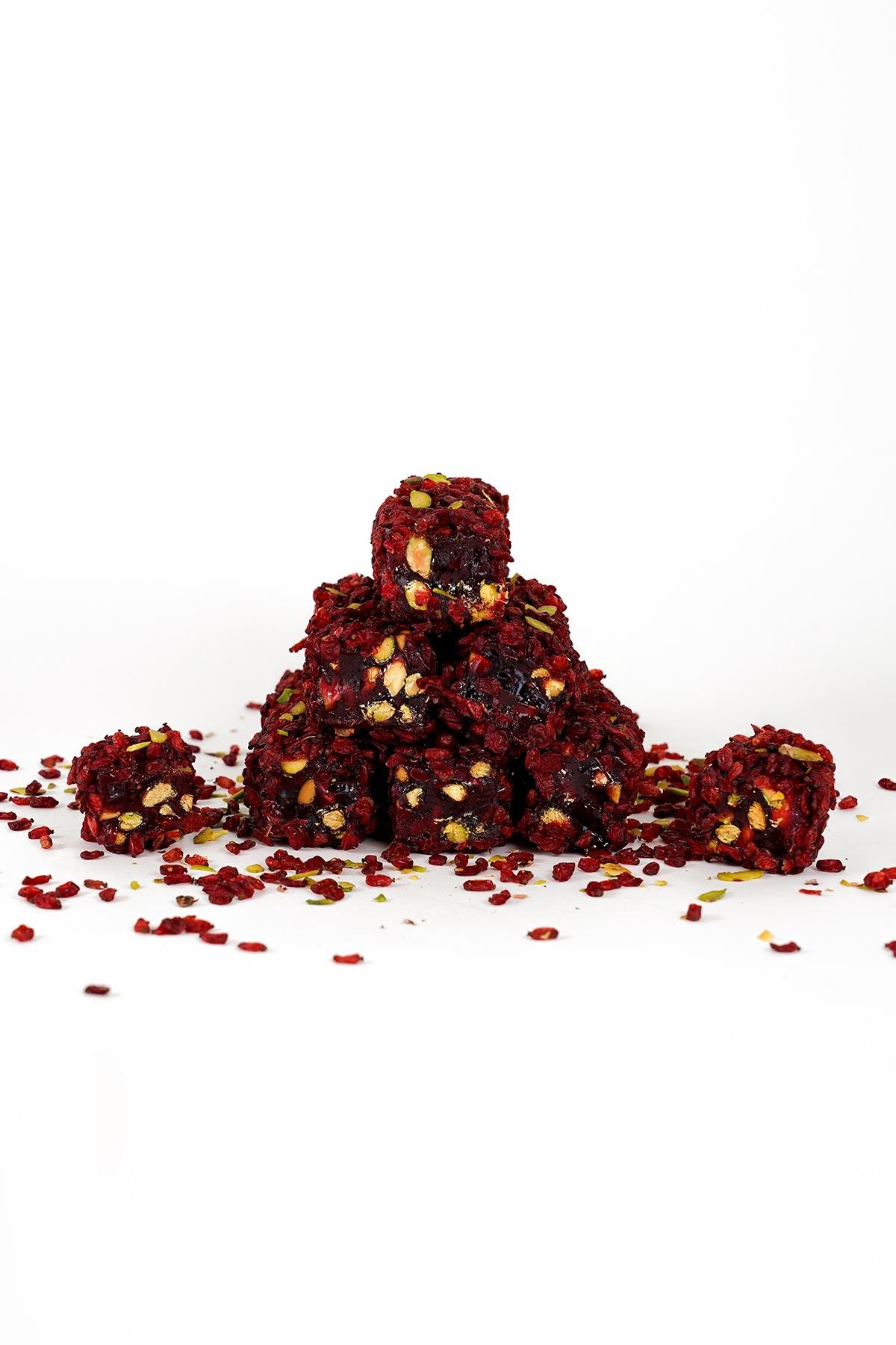 Zeliş Üzümlü Narlı Fıstıklı Kesme Fitil Lokum 500 Gr