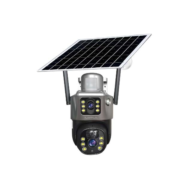 3 MP + 3 MP Çift Lens Solar TF Kart Girişli 4G Kamera