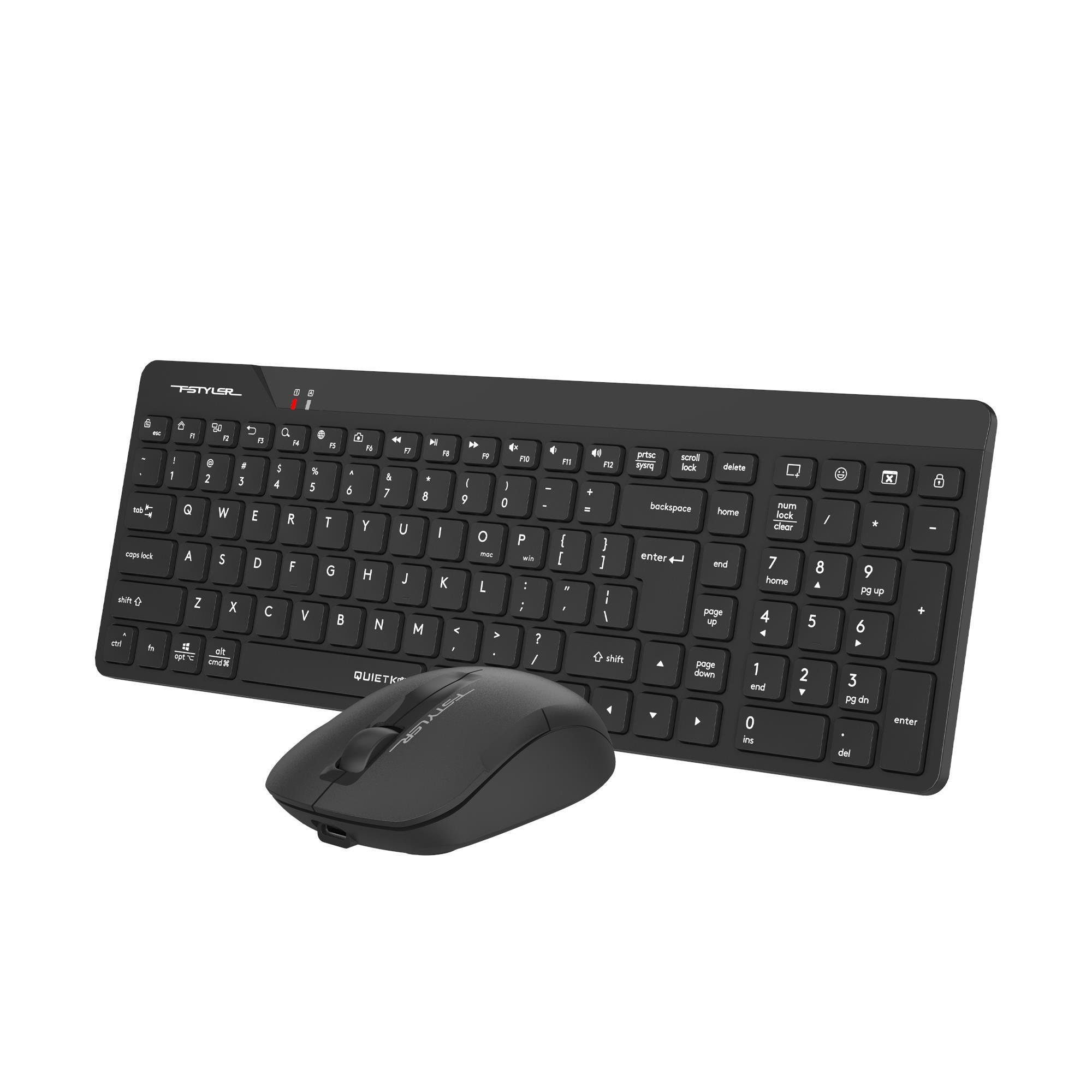 A4 TECH FG2300 Q 2.4 GHZ AİR2 SİYAH KLAVYE+MOUSE