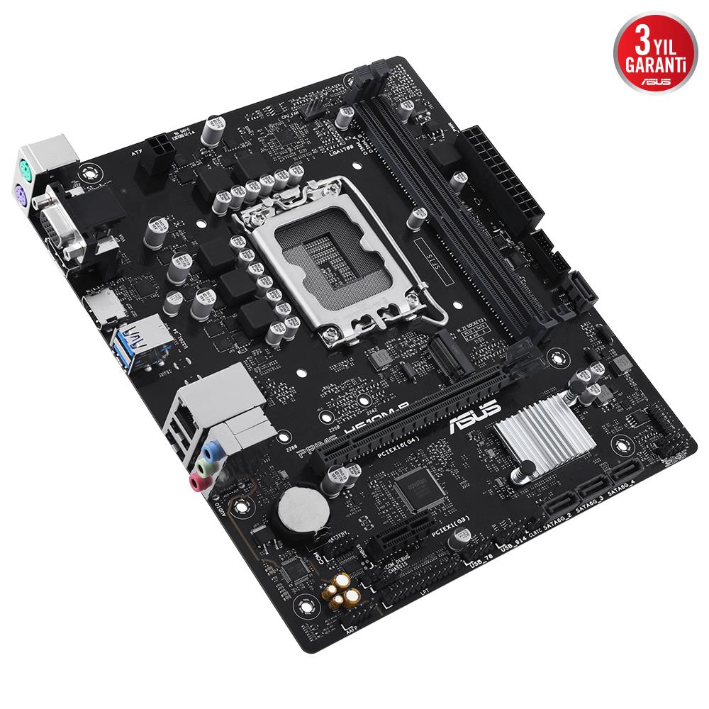 ASUS PRIME H610M-R D5-SI  DDR5 3200(OC) MATX 1700P