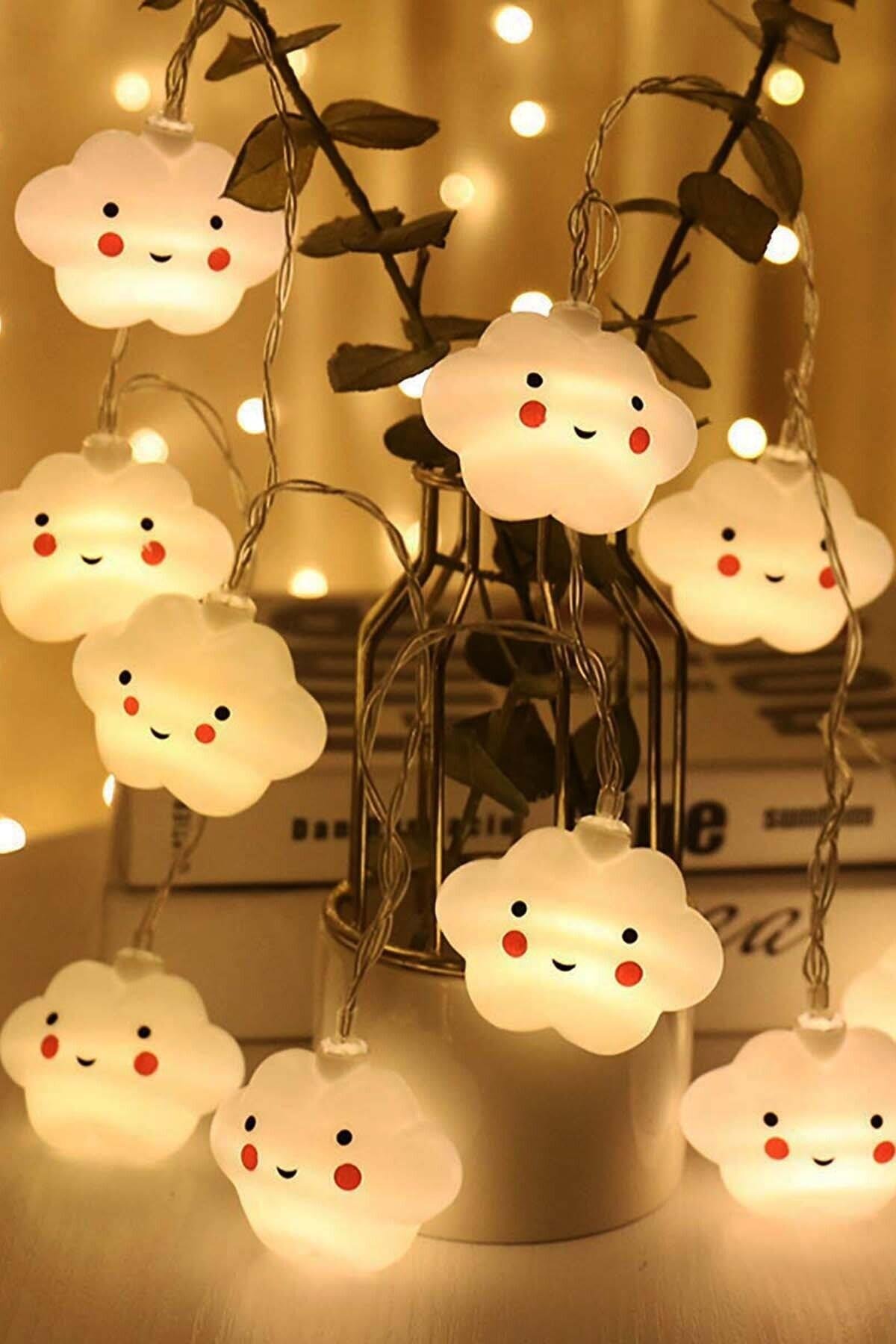 Bulut Şeklinde Led Şerit Lamba 12 Adet