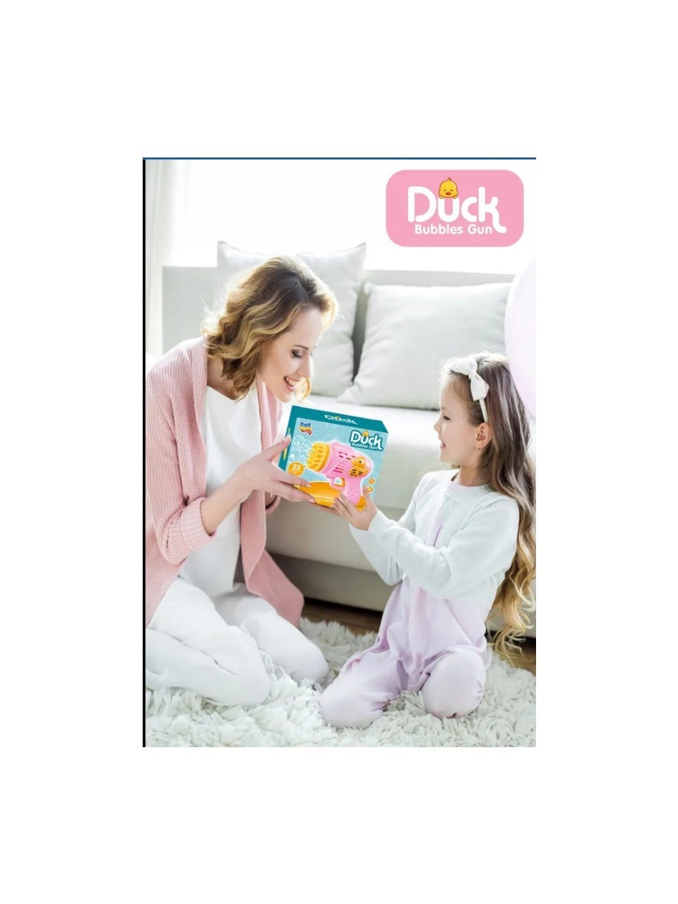 Çok Delikli Pilli Köpük Atan Tabanca Oyuncağı Mavi