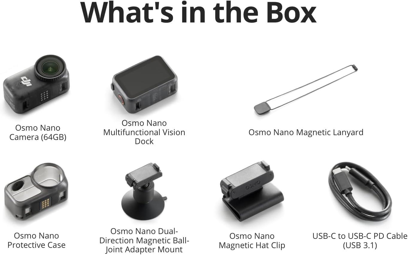 DJI OSMO NANO 64GB AKSIYON KAMERA