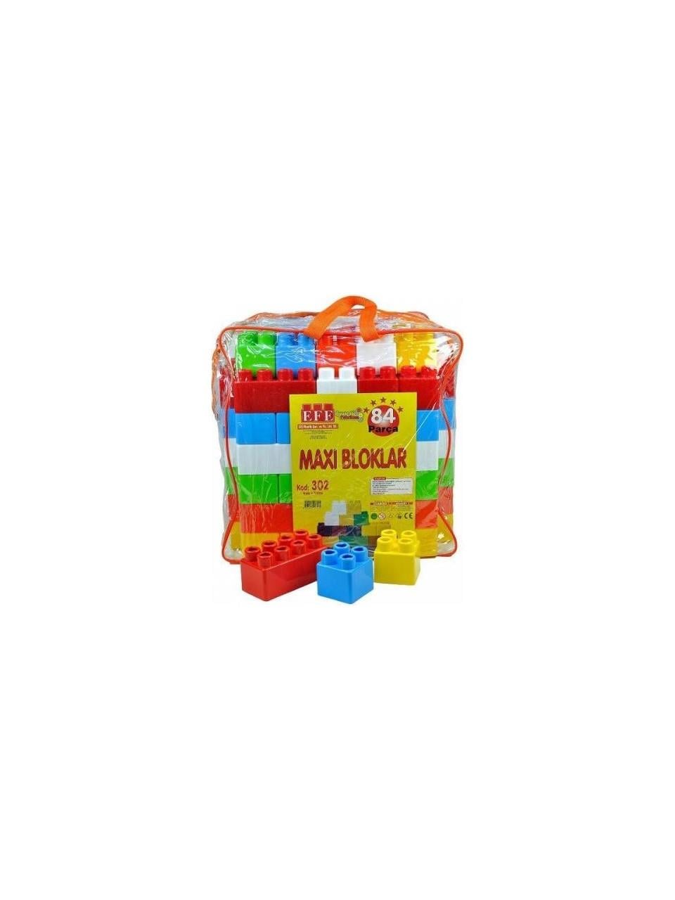 Efe Oyuncak Plastik 84 Parça Maxi Bloklar 302