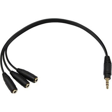 Elektromer 5+1 3.5 mm ST Erkek / 3.5 mm ST Dişi X 3 5+1 Ses Kablosu