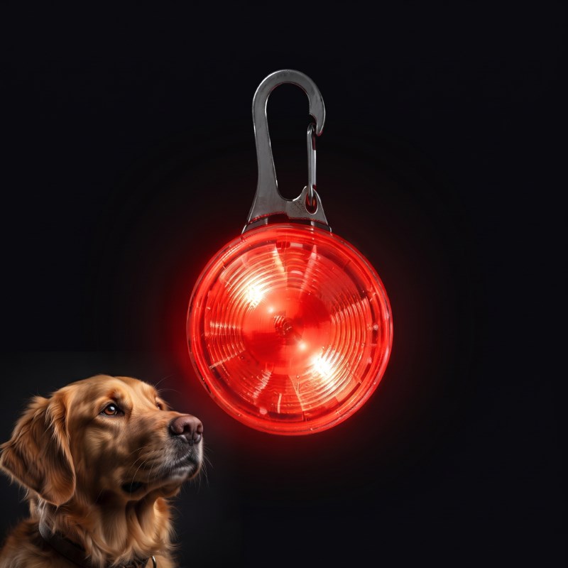 Evcil Hayvan Işıklı LED Tasma Aparatı - Suya Dayanıklı - Uzun Pil Ömrü