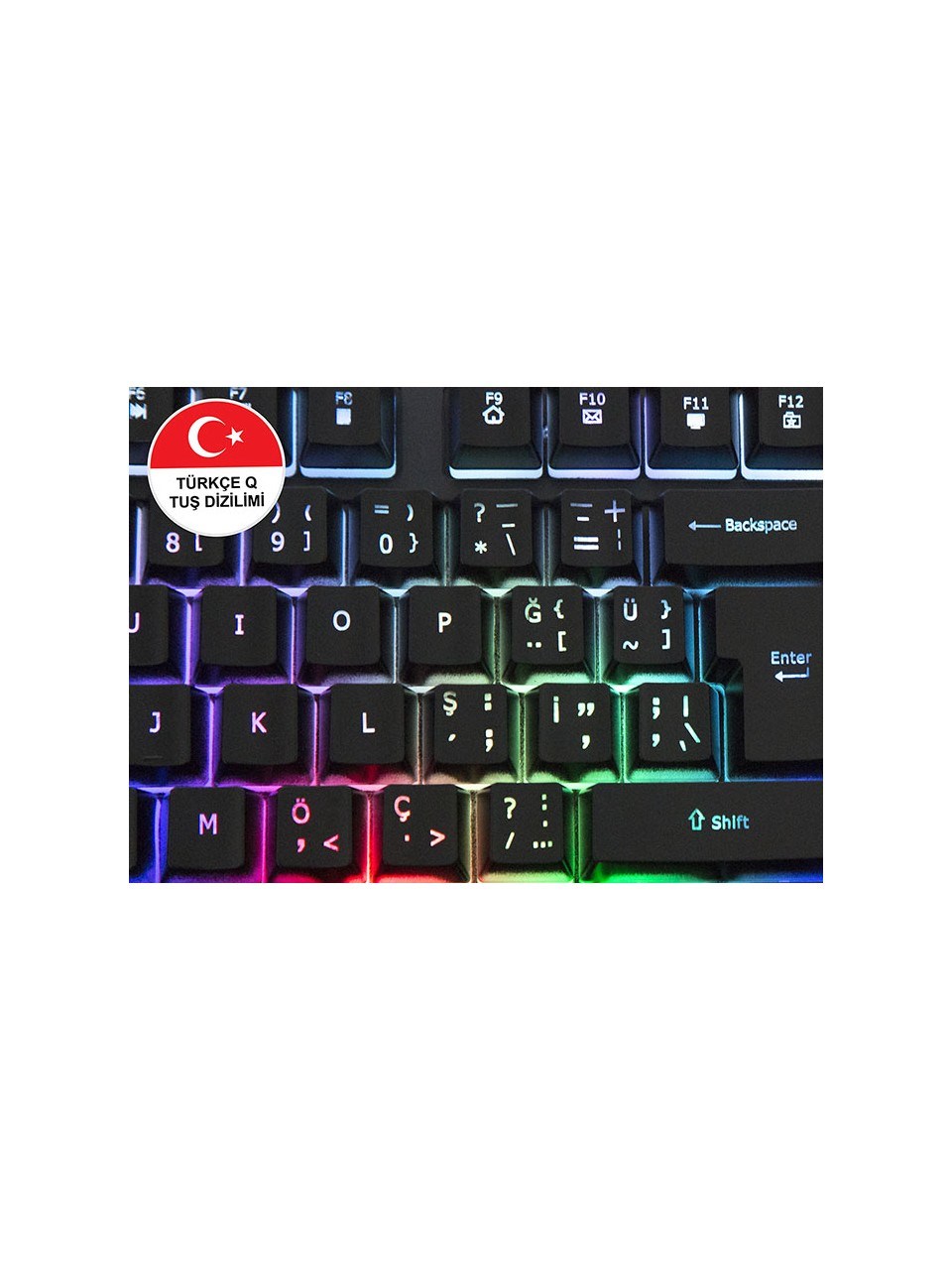 Everest KB-R800 Metafor RGB Q Metal Yüzey Oyuncu Klavye