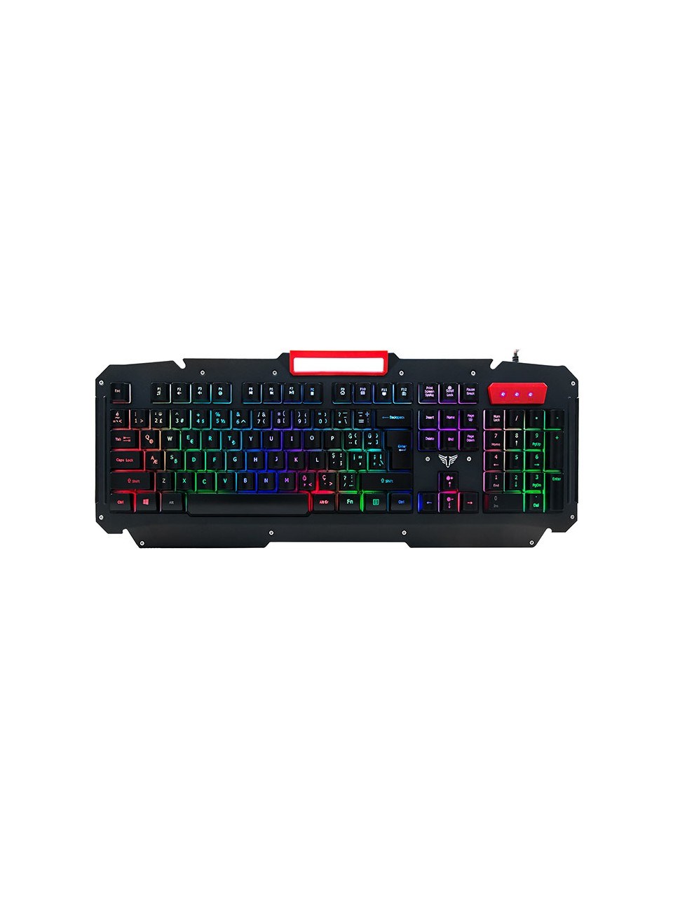 Everest KB-R800 Metafor RGB Q Metal Yüzey Oyuncu Klavye