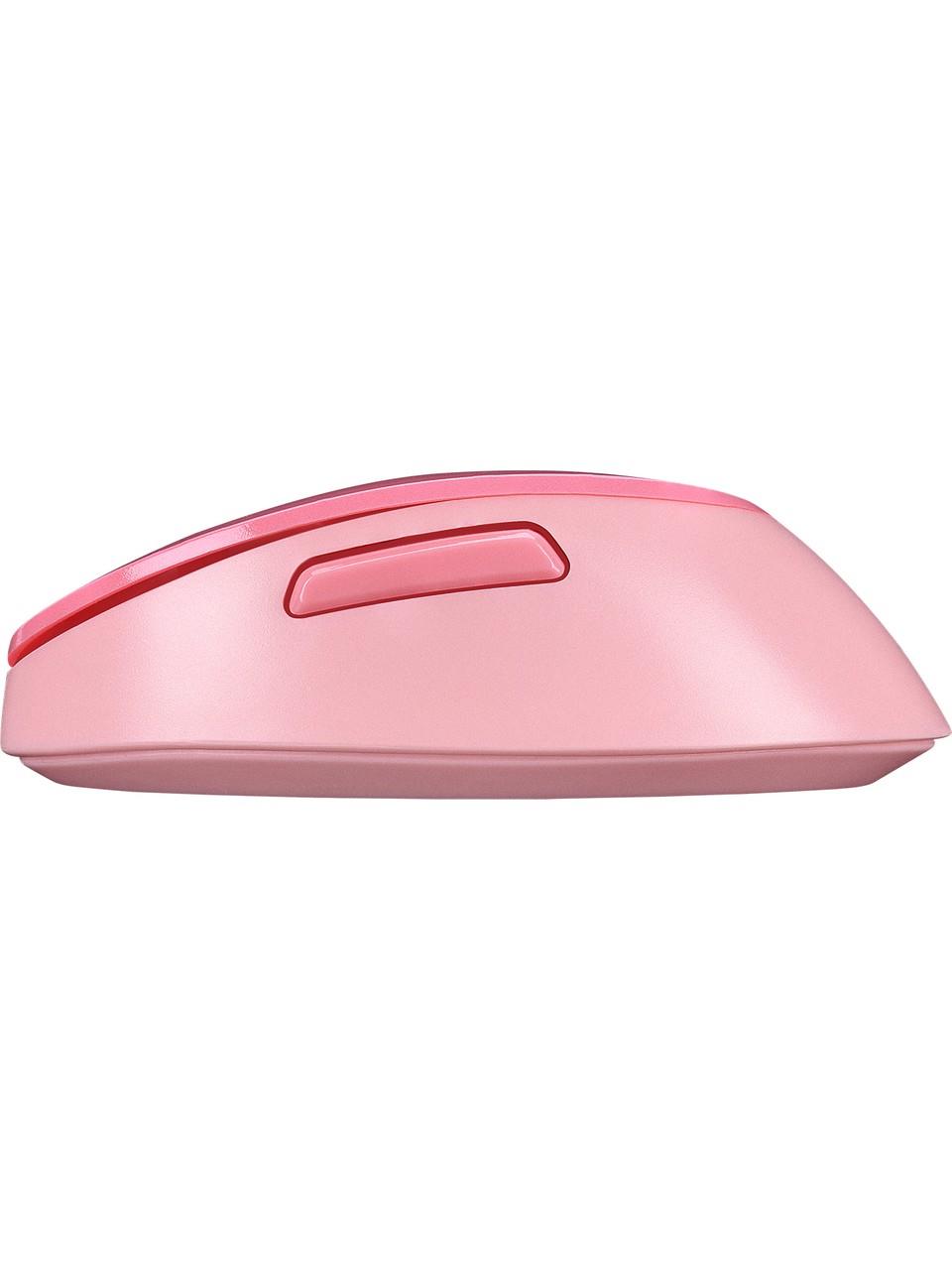 Everest ROUND KM-6282 Renkli Tuşlu Pembe Kablosuz Q Multimedia Klavye + Mouse Set