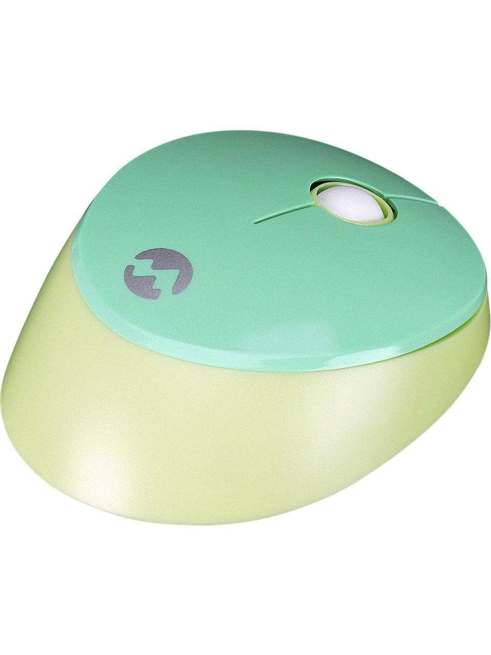 Everest ROUND KM-6282 Renkli Tuşlu Yeşil Kablosuz Q Multimedia Klavye + Mouse Set