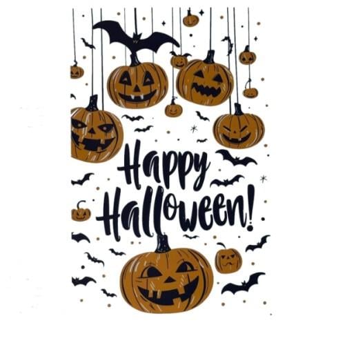 Halloween Temalı Balkabaklı Duvar Sticker Seti