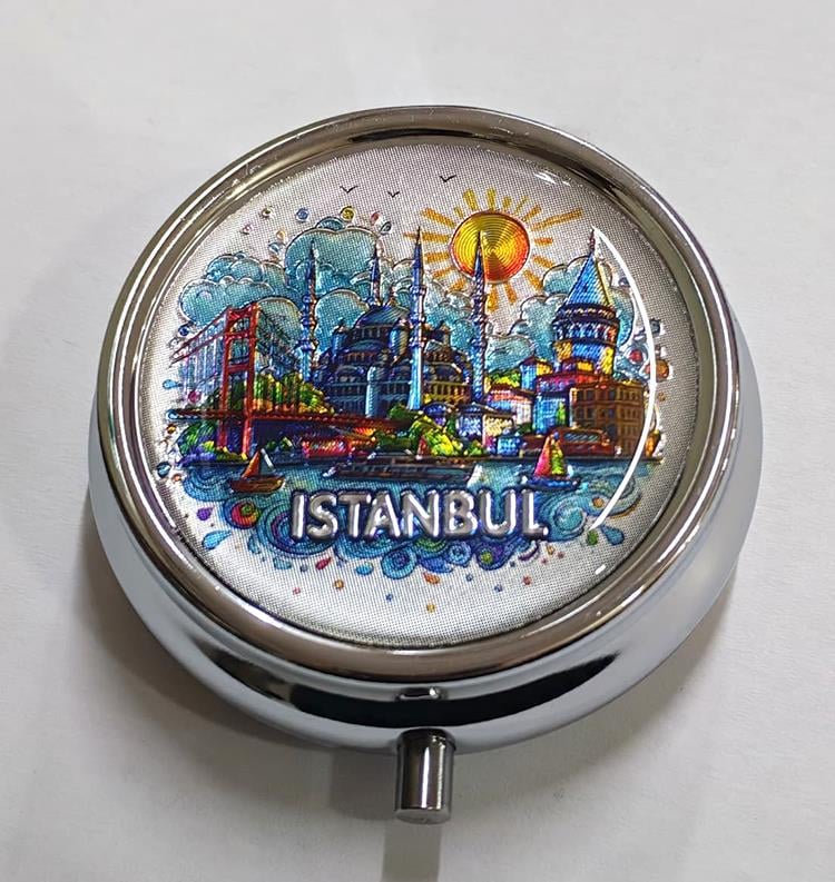 İstanbul Temalı İlaç Kutusu - Model 2