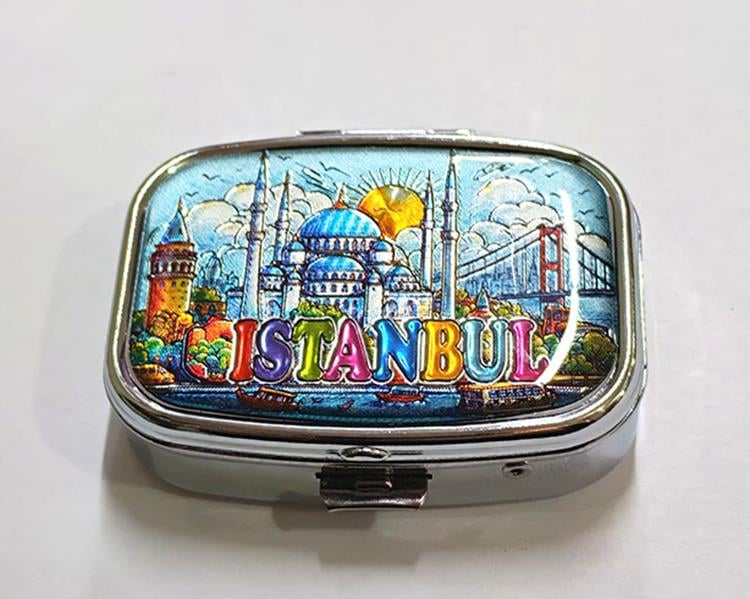 İstanbul Temalı İlaç Kutusu - Model 4