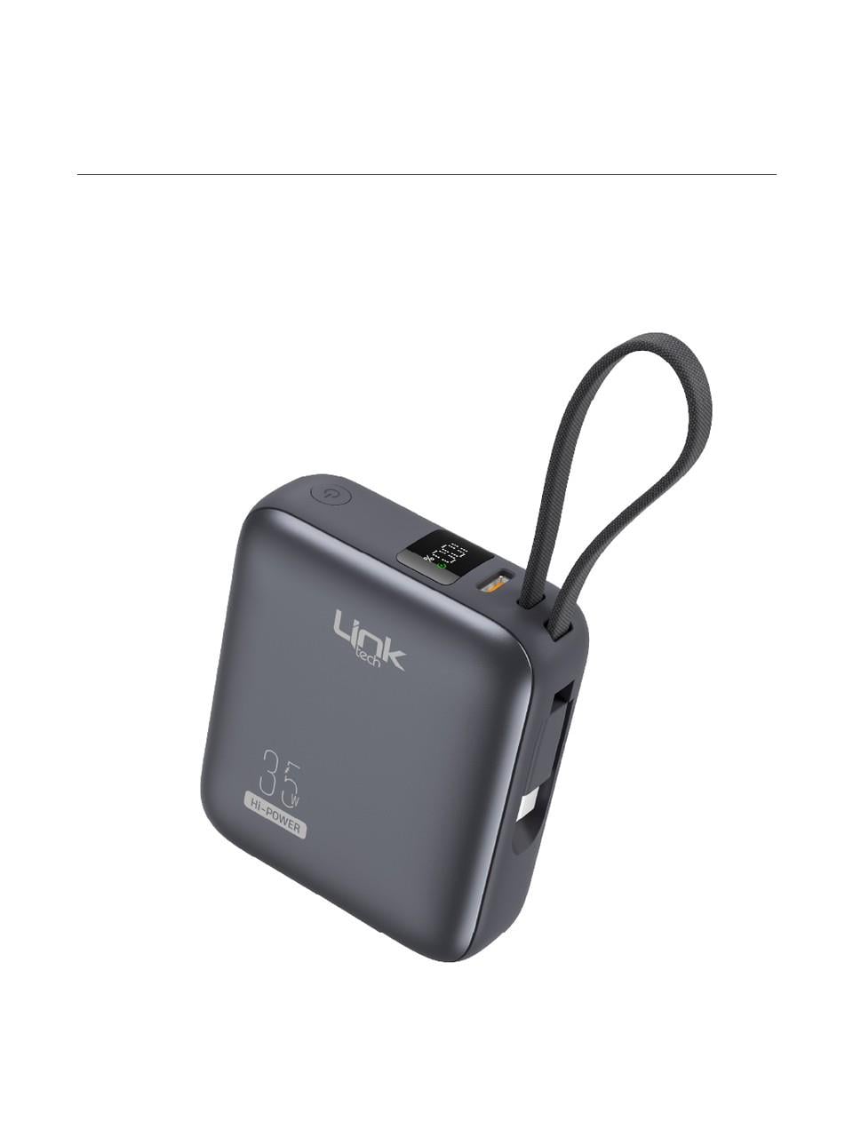 LinkTech PD35 Premium 10000 Mah 35W Süper Hızlı Dahili Kablolu Powerbank