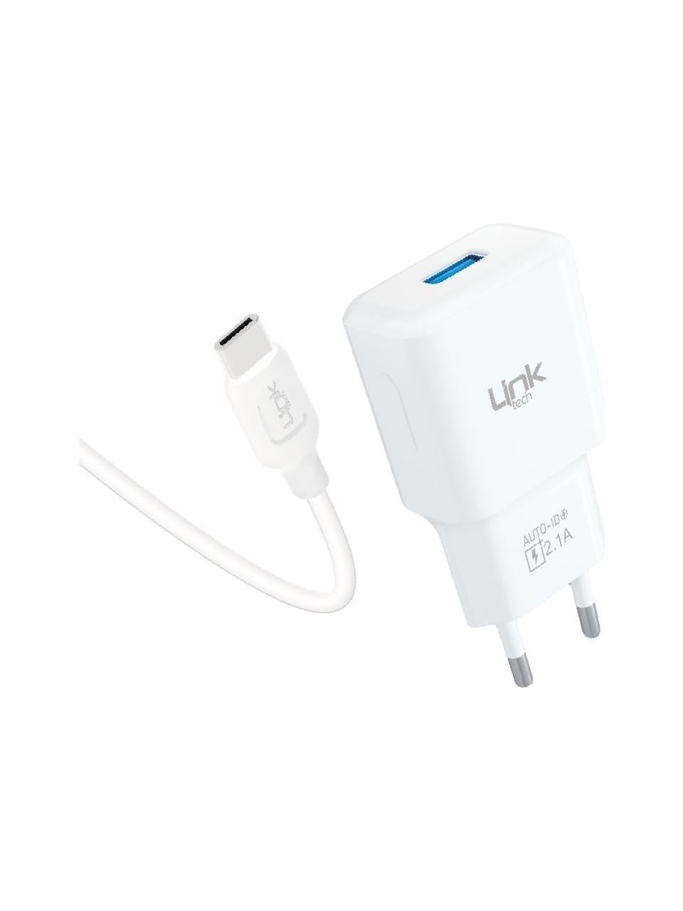 Linktech T446E Strong Eco Şarj Aleti ve Type-C Kablo Set 2.1A
