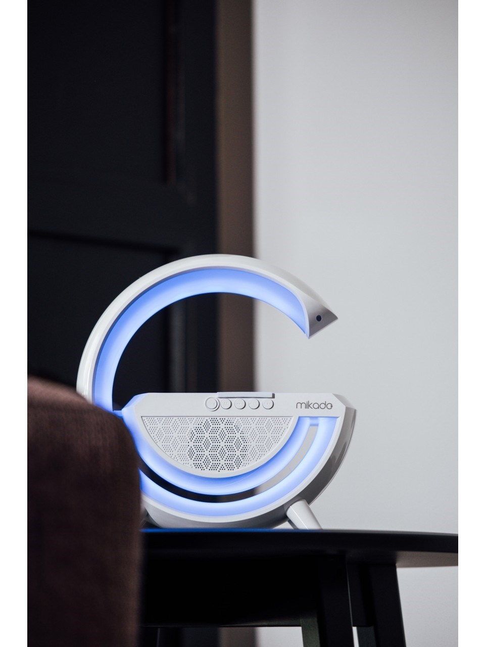 Mikado MD-G111 Rgb Işıklı Kablosuz Şarj Bluetooth Hoparlör Speaker 15 Watt Beyz 1800MAH Bt/tf/usb Wireless