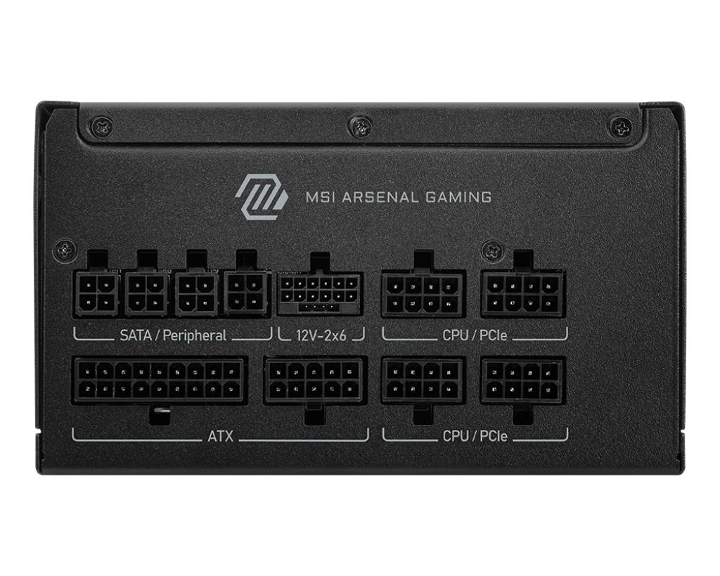 MSI MAG A1000GLS PCIE5 1000W 80+ GOLD POWER SUPPLY
