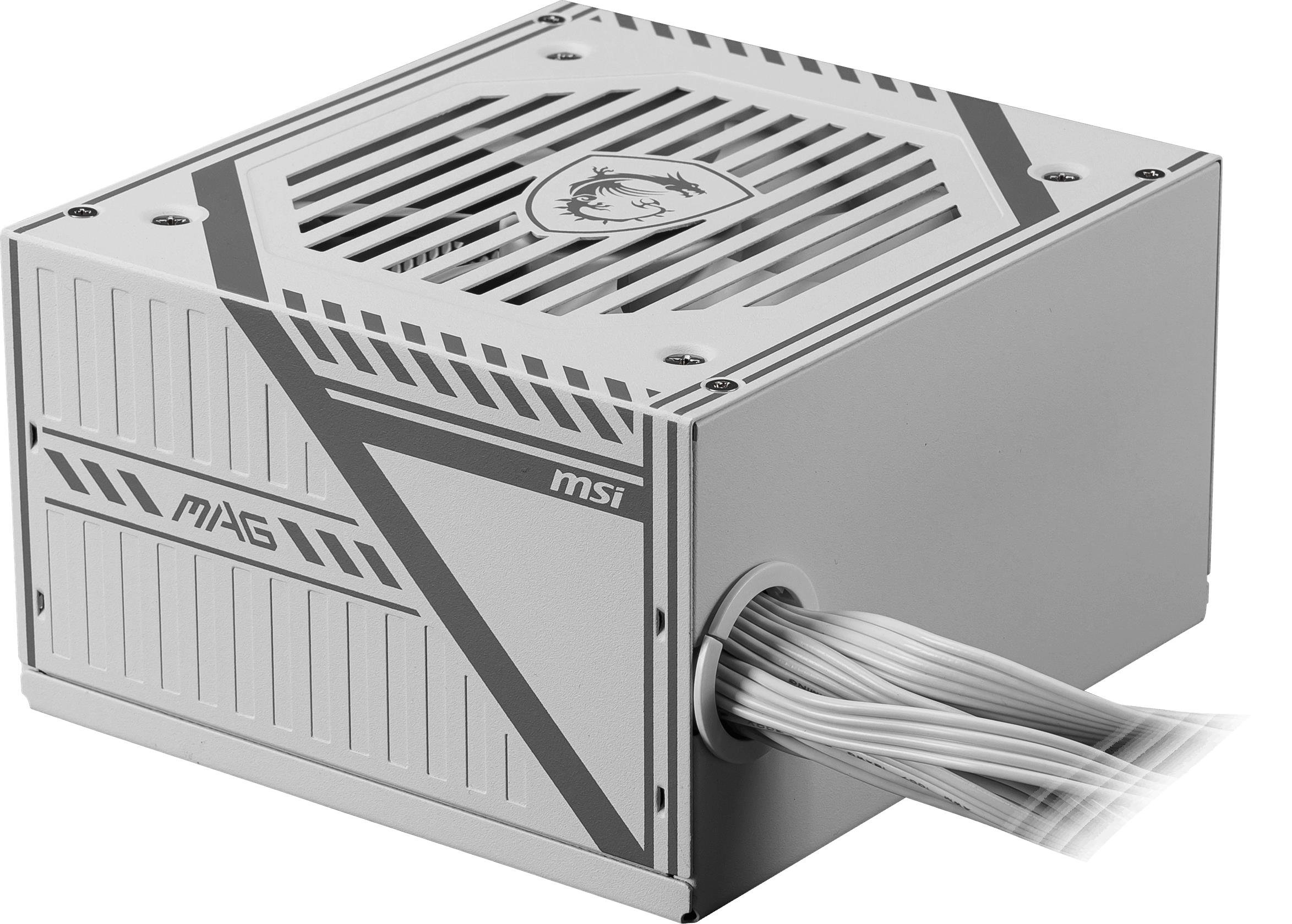 MSI MAG A650BNL WHITE 650W 80+ BRONZE POWER SUPPLY