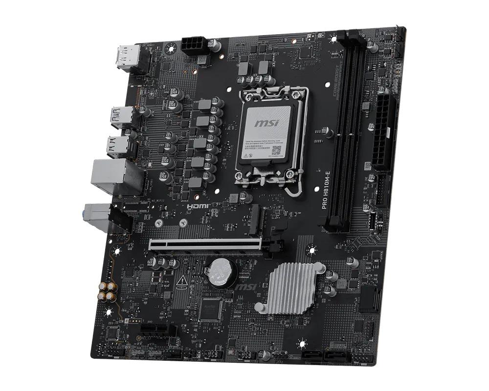 MSI PRO H810M-E DDR5 6400MHz (OC) M.2 mATX 1851P