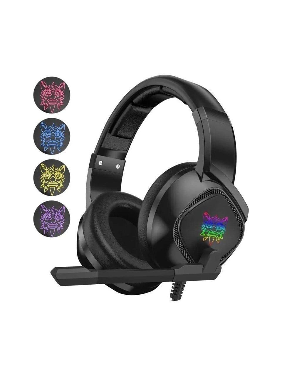 Onikuma K19 Profesyonel Headset Gaming Gamer Oyuncu Kulaklığı Mikrofonlu Kulaklık - Aux