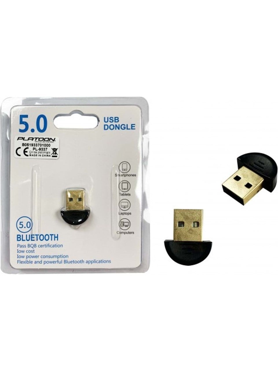Platoon PL-9337 USB 5.0 Bluetooth Dongle