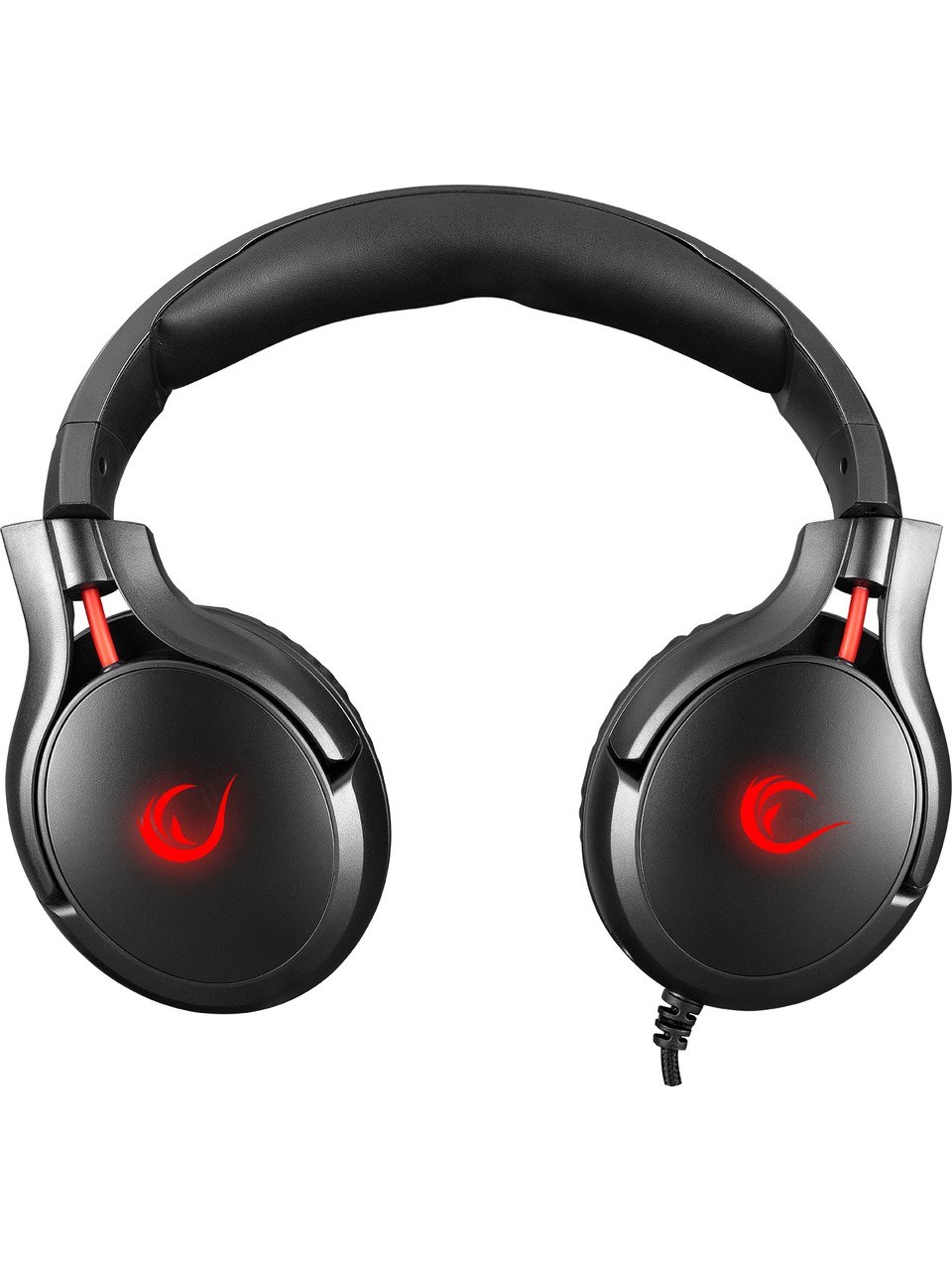 Rampage RM-K57 Rowl Kırmızı LED USB 7.1 Surround Mikrofonlu Kulaküstü Oyuncu Kulaklığı