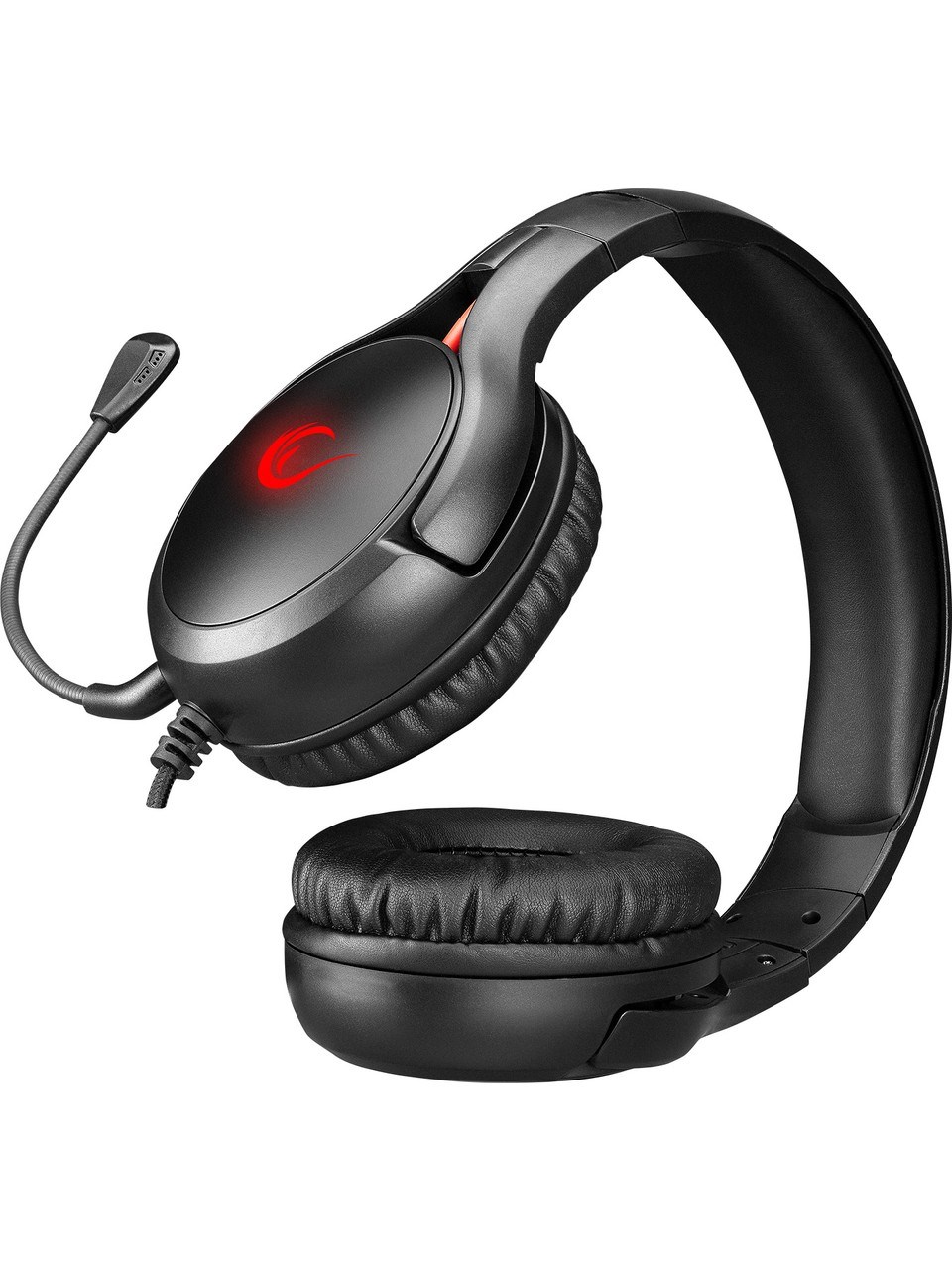 Rampage RM-K57 Rowl Kırmızı LED USB 7.1 Surround Mikrofonlu Kulaküstü Oyuncu Kulaklığı