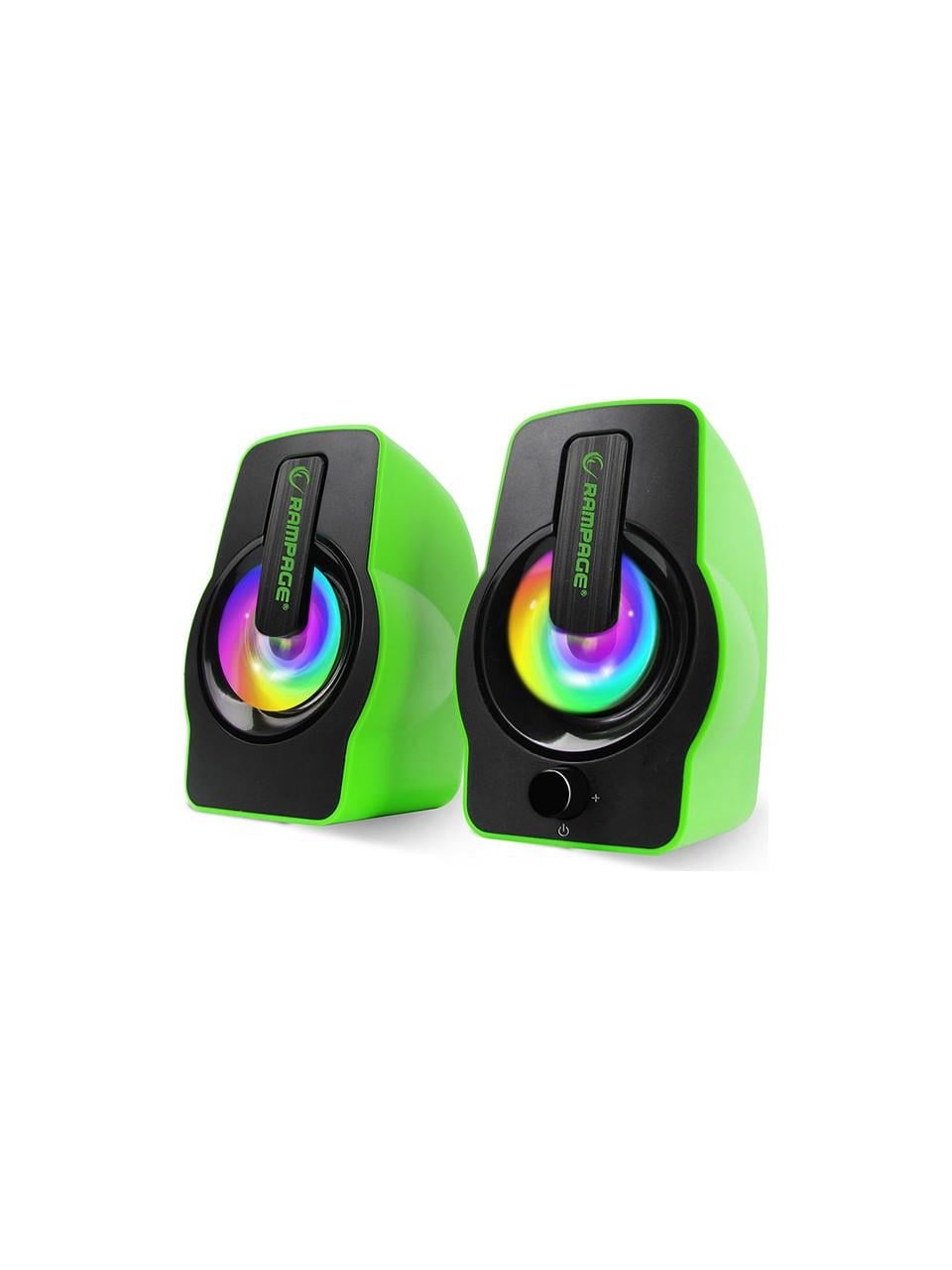 Rampage RMS-G7 Falsetto 2.0 6 Watt 50Hz-20KHz Yeşil Multimedia 5V
