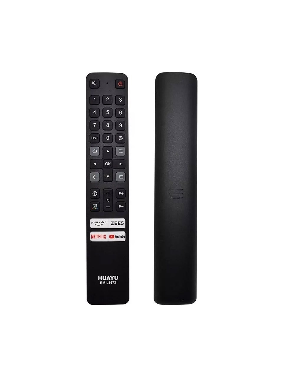 RM-L1673 Netflıx-Prıme Vıdeo-Zee5-Youtube Tuşlu Tcl Lcd-Led Tv Kumandası Siyah - Beyaz