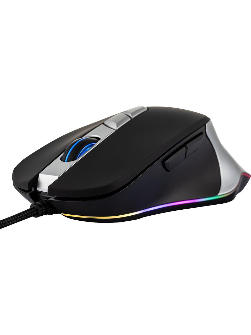 Rowl Rgm-04 Aves USB Siyah Rgb Aydınlatmalı 7200DPI Makrolu Mouse