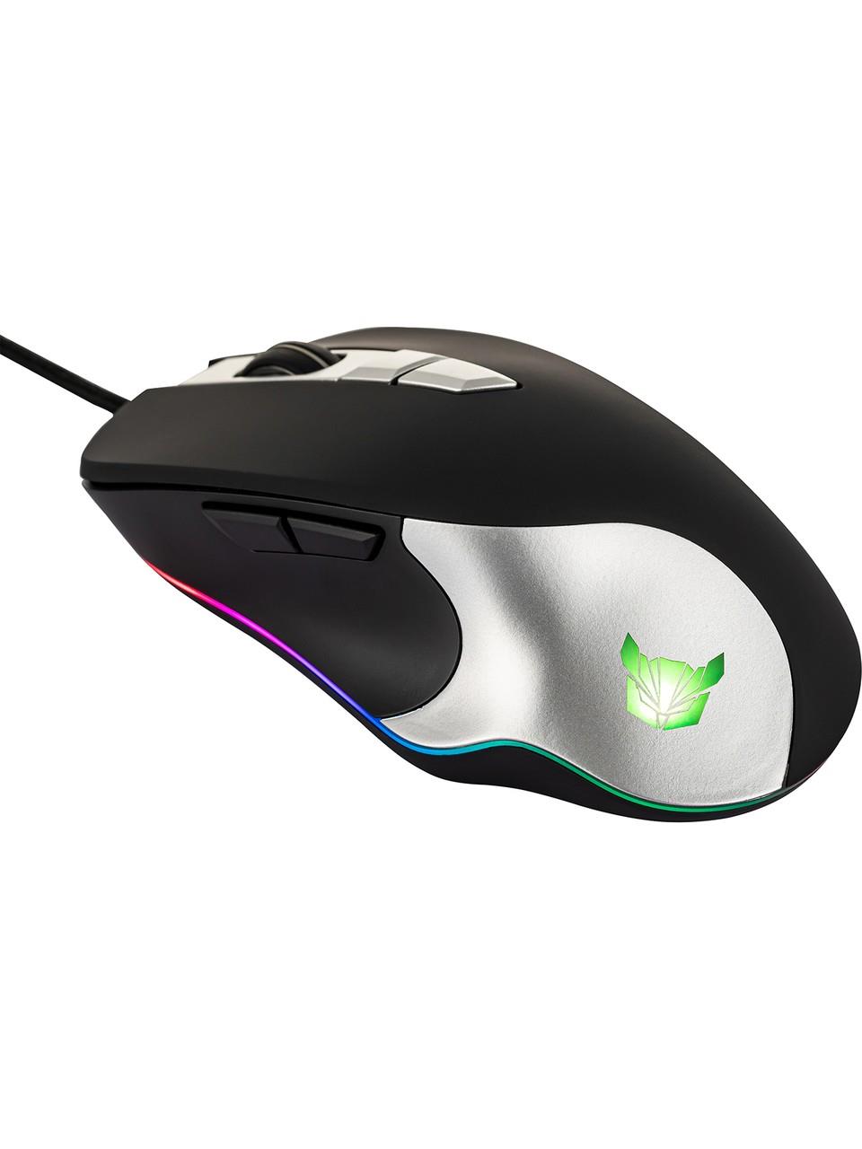 Rowl Rgm-04 Aves USB Siyah Rgb Aydınlatmalı 7200DPI Makrolu Mouse