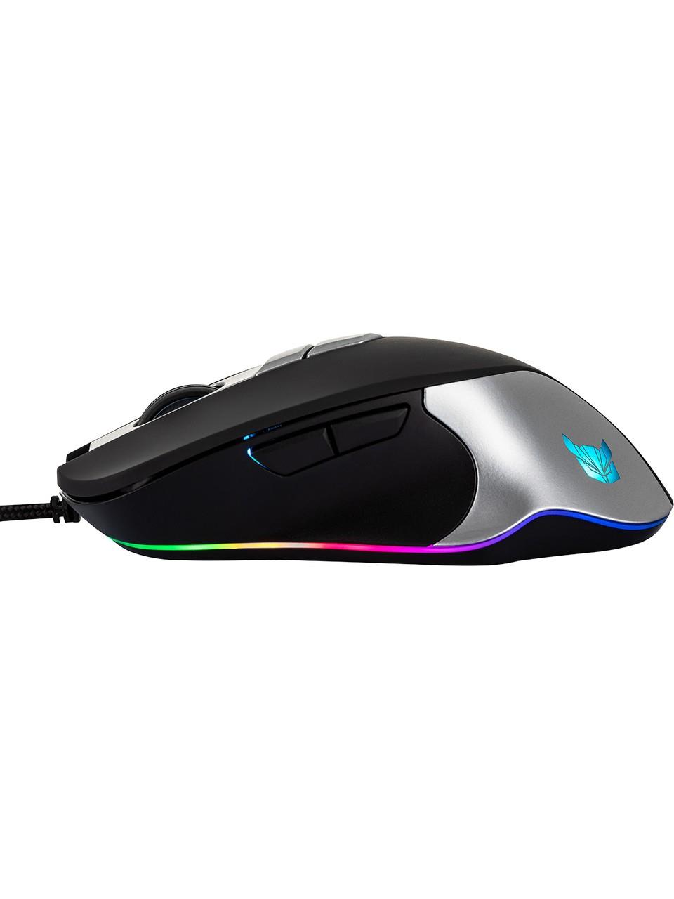 Rowl Rgm-04 Aves USB Siyah Rgb Aydınlatmalı 7200DPI Makrolu Mouse