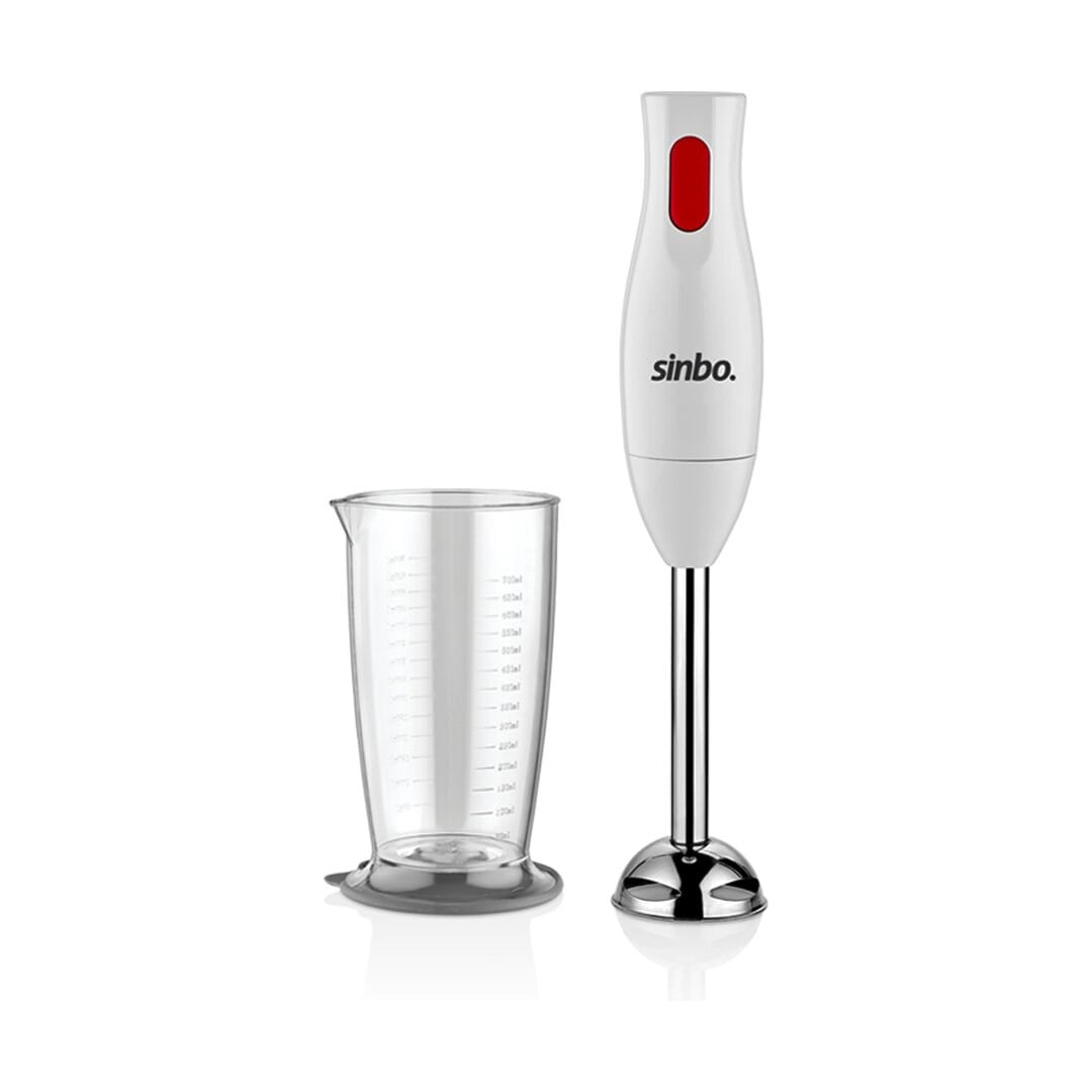 Sinbo Çubuk El Blender - 700 ml Ölçekli Hazne - Paslanmaz Çelik Uçlu