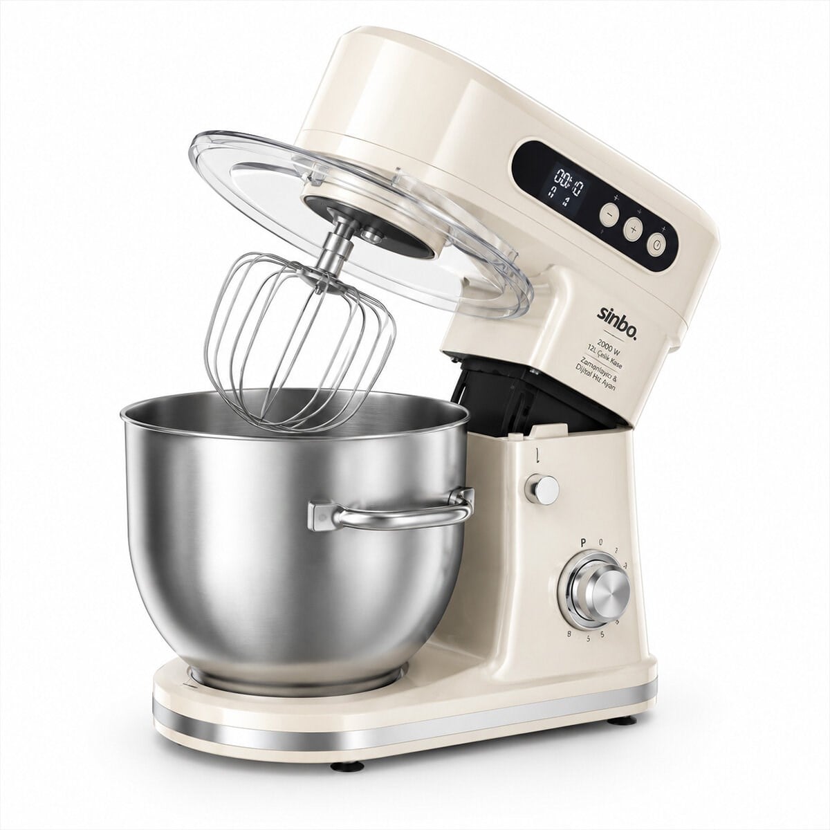 Sinbo Standlı Mikser ve Blender Seti - 12 Litre Hazne - 8 Kademeli Hız Ayarı