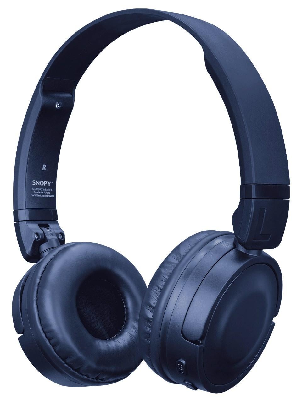 Snopy Sn-Xbk33 Batty Siyah Tf Kart Özellikli Bluetooth 5.0 Katlanabilir Kulak Üstü Kulaklık