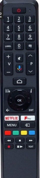 TOSHIBA SES KOMUTLU ANDIROİD ORJİNAL KUMANDA CT-8555 OZT 313-Z