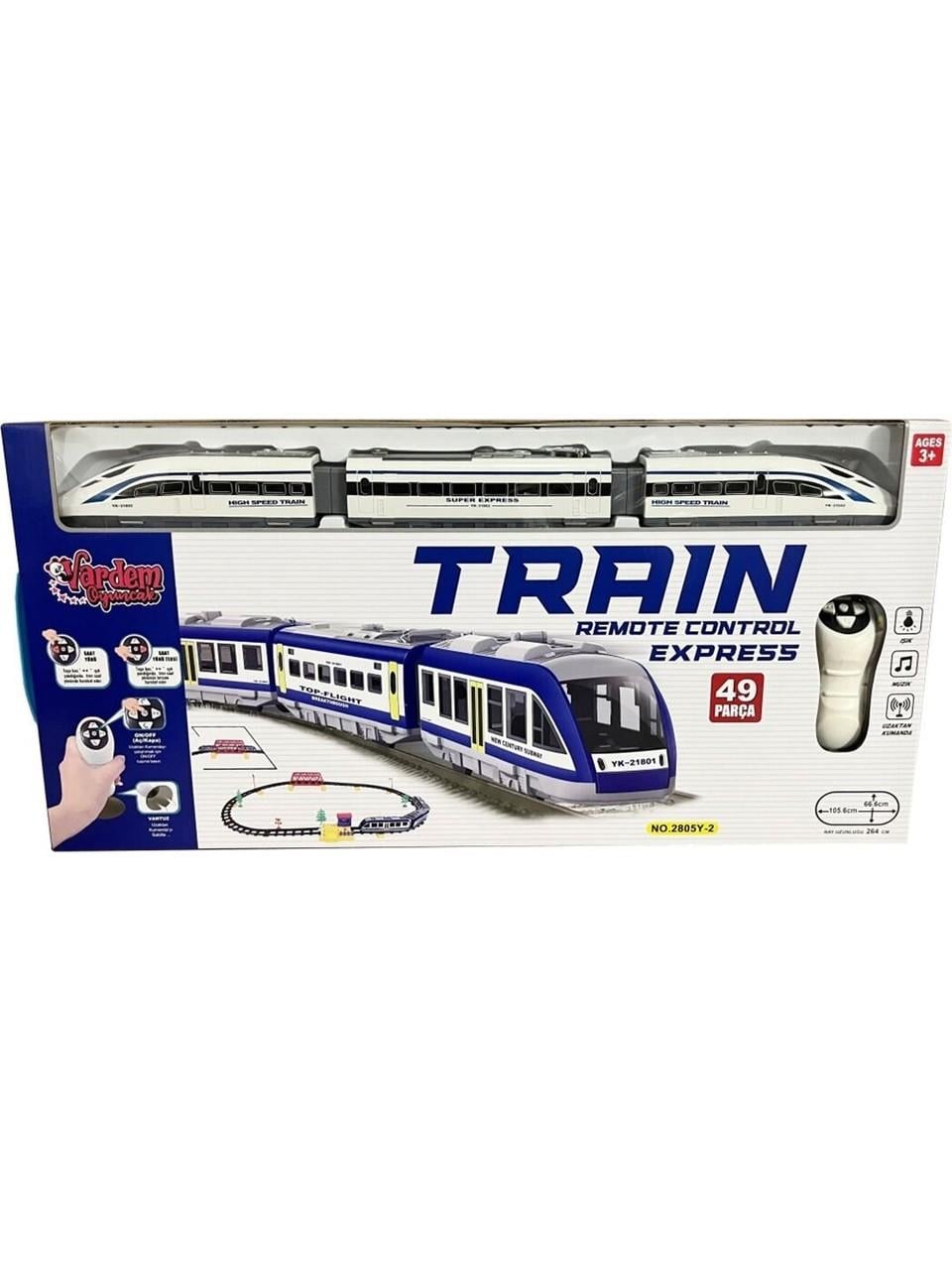 Vardem Oyuncak LE-2805Y-2 Kumandalı 49PCS Işıklı 264CM Hızlı