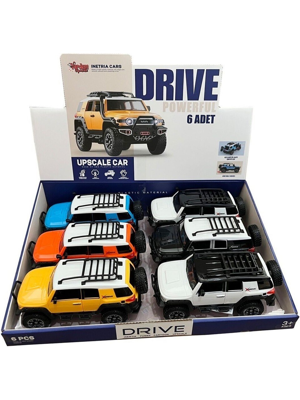 Vardem Oyuncak MG-D700-18 Sürtmeli Işıklı ve Sesli Büyük Araba