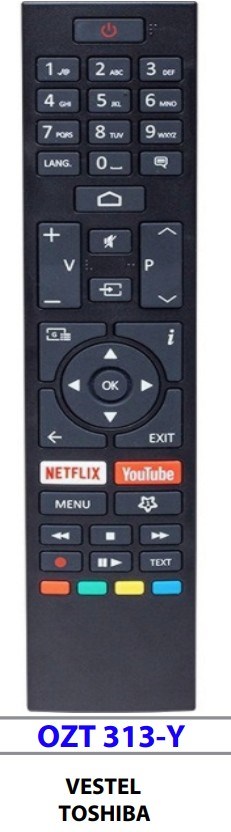 Vestel&Toshıba 4K Android TV Kumanda 313-Y