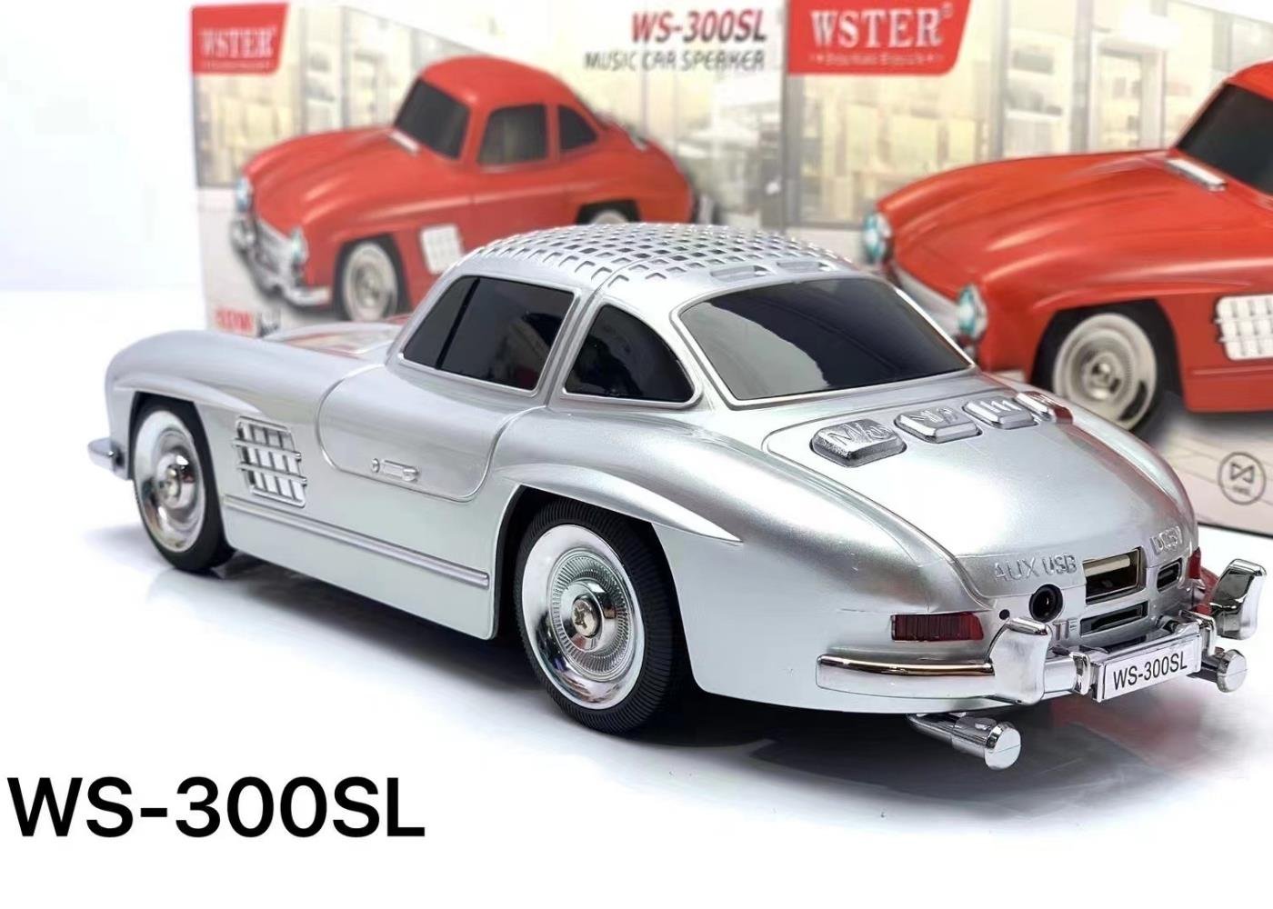 WSTER WS-300SL BT,SD,USB GİRİŞLİ IŞIKLI ARABA SPEAKER